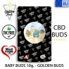 CBD FLOWER BABY BUDS 10 GRAMS. - GOLDEN BUDS