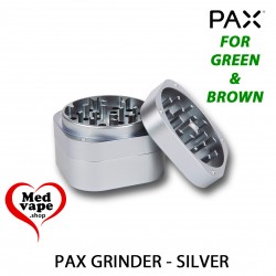 PAX GRINDER SILVER MEDVAPE THC WEED