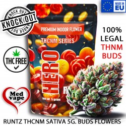 RUNTZ THCNM SATIVA 5G. BUDS FLOWERS 50% - HERO